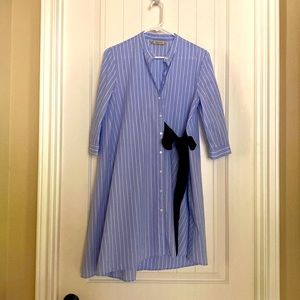 Zara long sleeve shirt dress. Size M.